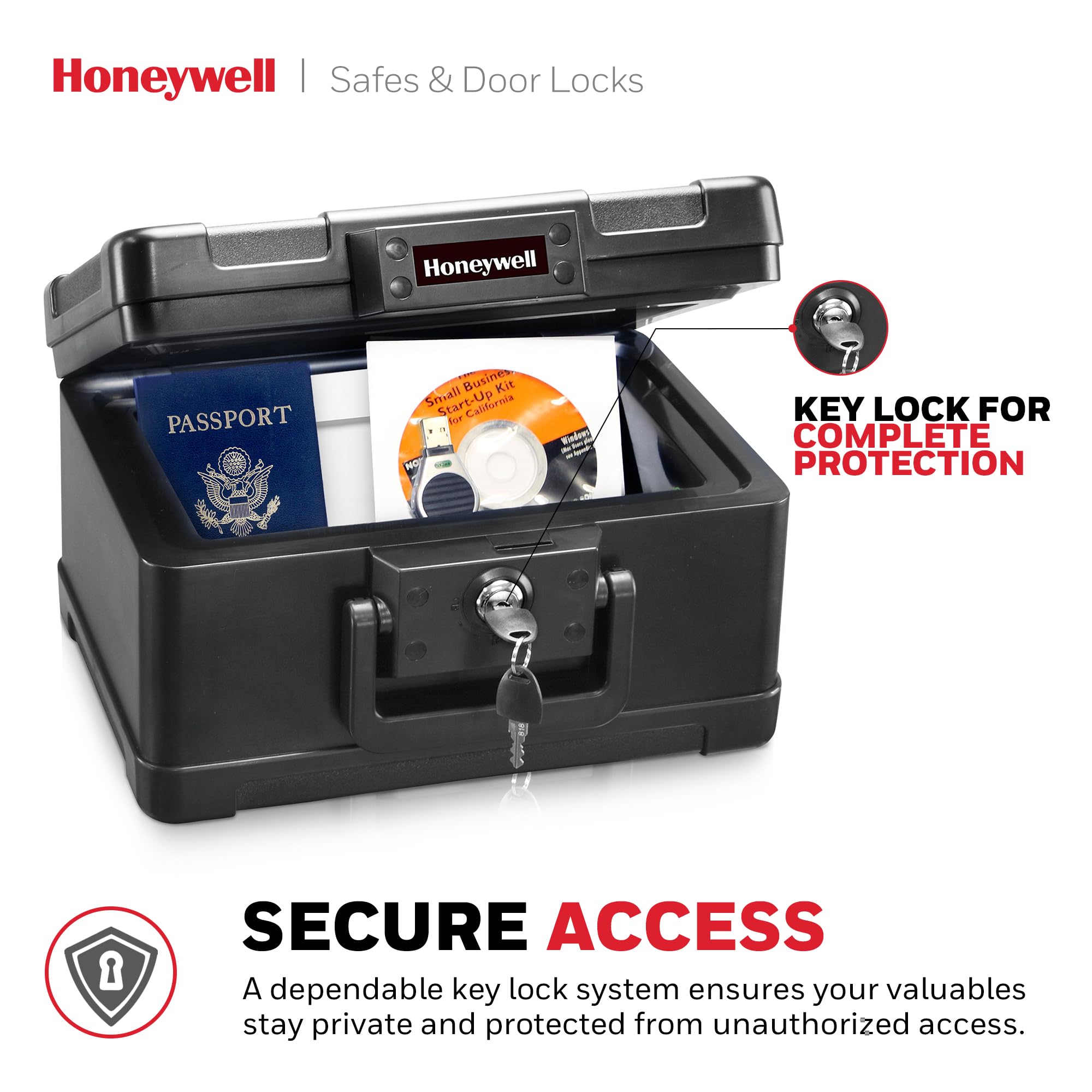 Honeywell Safes & Door Locks - Small Safe Box Chest for Home
